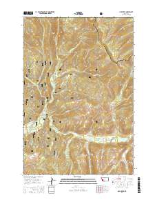 Lick Creek 2017 topographic map thumbnail