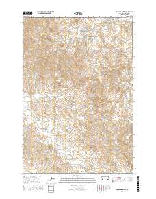 Lightning Butte 2017 topographic map thumbnail