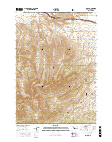 Lima Peaks 2017 topographic map thumbnail