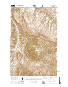 Limestone Butte 2017 topographic map thumbnail
