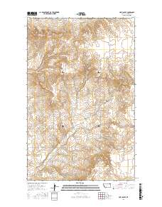 Line Coulee 2017 topographic map thumbnail