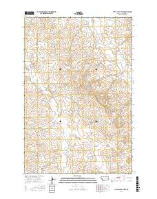 Little Chalk Butte 2017 topographic map thumbnail
