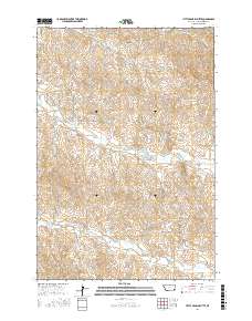 Little Pilgrim Butte 2017 topographic map thumbnail