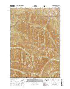 Livingston Peak 2017 topographic map thumbnail