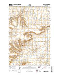 Locomotive Butte 2017 topographic map thumbnail
