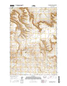 Locomotive Butte SE 2017 topographic map thumbnail
