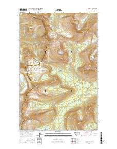 Logan Pass 2017 topographic map thumbnail