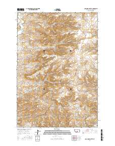 Lone Indian Butte 2017 topographic map thumbnail