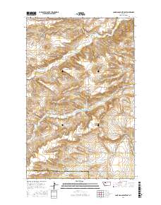 Lone Man Coulee East 2017 topographic map thumbnail