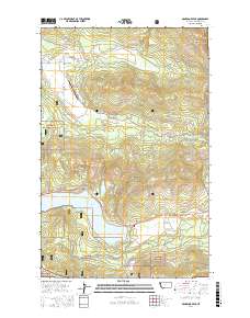 McGregor Peak 2017 topographic map thumbnail