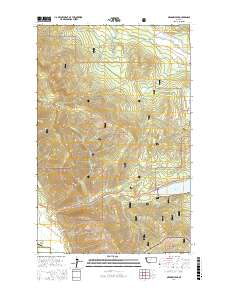Meadow Peak 2017 topographic map thumbnail