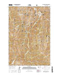 Medicine Hot Springs 2017 topographic map thumbnail