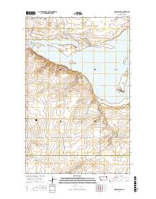 Medicine Lake 2017 topographic map thumbnail