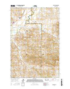 Melstone 2017 topographic map thumbnail