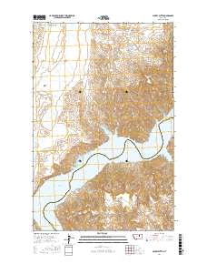Mickey Butte 2017 topographic map thumbnail