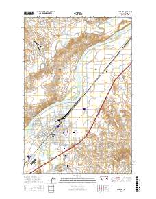 Miles City 2017 topographic map thumbnail