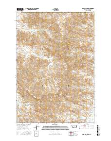 Miles City Creek 2017 topographic map thumbnail