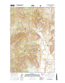 Mill Pocket Creek 2017 topographic map thumbnail