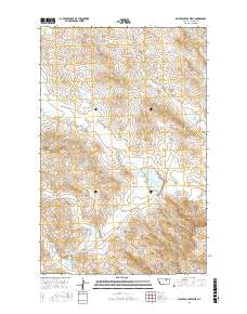 Miller Coulee West 2017 topographic map thumbnail