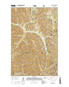 Miller Lake 2017 topographic map thumbnail