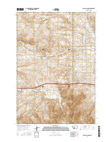 Milligan Canyon 2017 topographic map thumbnail