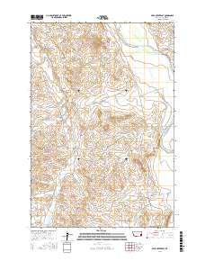 Mills Creek East 2017 topographic map thumbnail