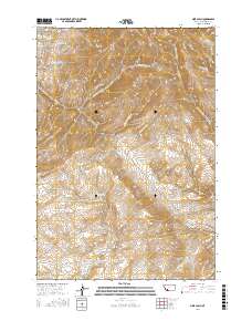 Mine Gulch 2017 topographic map thumbnail