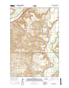 Mission Creek 2017 topographic map thumbnail