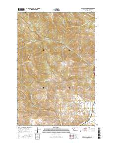 Mitchell Mountain 2017 topographic map thumbnail