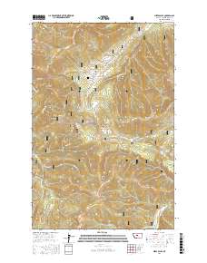 Mixes Baldy 2017 topographic map thumbnail
