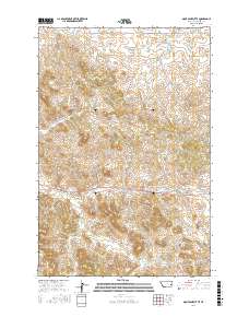 Montague Butte 2017 topographic map thumbnail