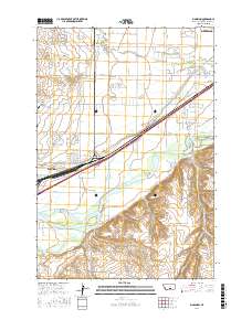 Mossmain 2017 topographic map thumbnail