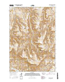 Mossmain SW 2017 topographic map thumbnail