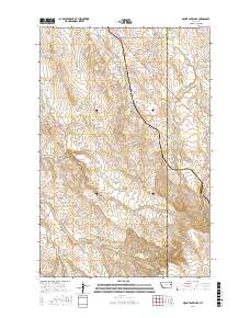 Mount Antelope 2017 topographic map thumbnail