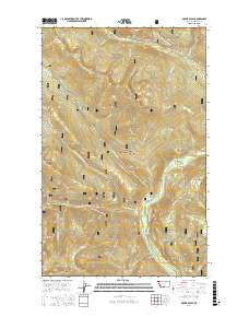 Mount Baldy 2017 topographic map thumbnail