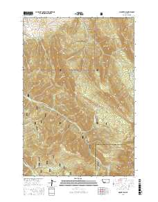 Mount Ellis 2017 topographic map thumbnail