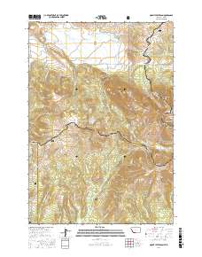 Mount Jefferson 2017 topographic map thumbnail