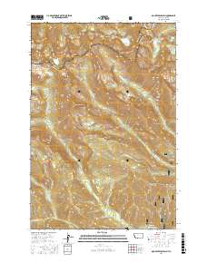 Mount Jerusalem 2017 topographic map thumbnail