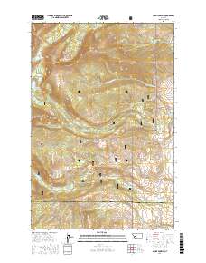 Mount Powell 2017 topographic map thumbnail