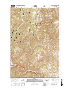 Mount Thompson 2017 topographic map thumbnail