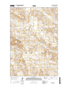 Mud Butte 2017 topographic map thumbnail