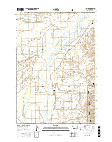 Mud Lake 2017 topographic map thumbnail