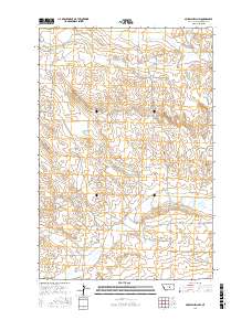 Musselshell NW 2017 topographic map thumbnail