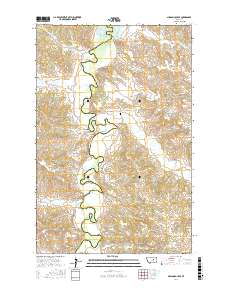 Nelson Coulee 2017 topographic map thumbnail