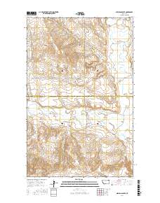 Nielsen Coulee 2017 topographic map thumbnail