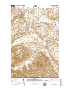 Nilan Reservoir 2017 topographic map thumbnail