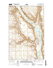 Ninemile Coulee East 2017 topographic map thumbnail