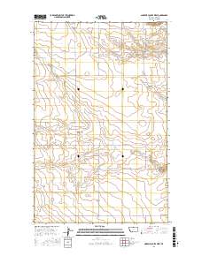 Ninemile Coulee West 2017 topographic map thumbnail