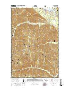 Noxon 2017 topographic map thumbnail