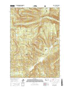 Odell Lake 2017 topographic map thumbnail